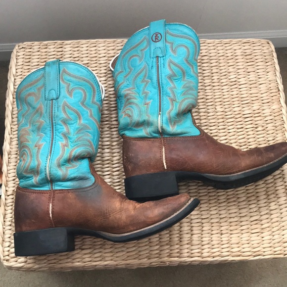 tony lama turquoise boots